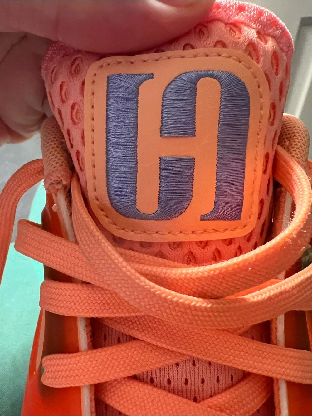 Jordan Peach Jam/Orange Pulse/Electro Green Heir Series Sneakers